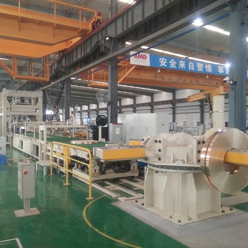 Stainless steel coil packing line